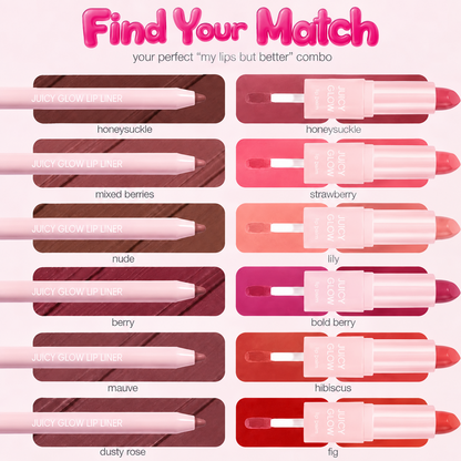 Lip sculptor & liner - 3-in-1 lip combo: lip liner, lipstick & lip gloss
