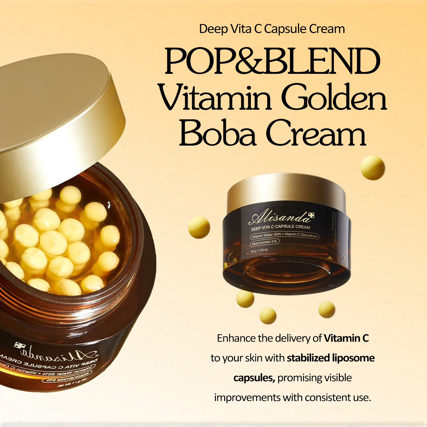 🔥🔥🔥Final 3 hours:70% OFF Mix & Match Boba Cream Set | Tiktok Viral Capsule Creams for Uneven Skin Tone, Glow Hydration, Korean Skincare, K-beauty
