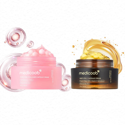 🔥🔥🔥Final 3 hours:70% OFF Mix & Match Boba Cream Set | Tiktok Viral Capsule Creams for Uneven Skin Tone, Glow Hydration, Korean Skincare, K-beauty