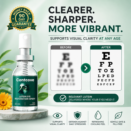 Contcove® Lutein Eye Care Spray — 10-Second Daily Routine