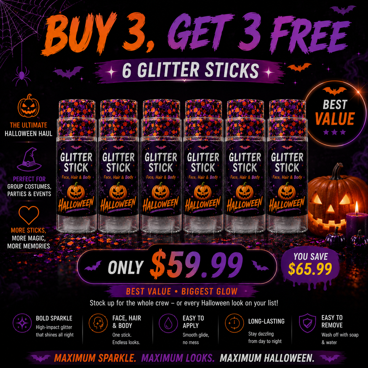 🎃 BUY 3 GET 3
