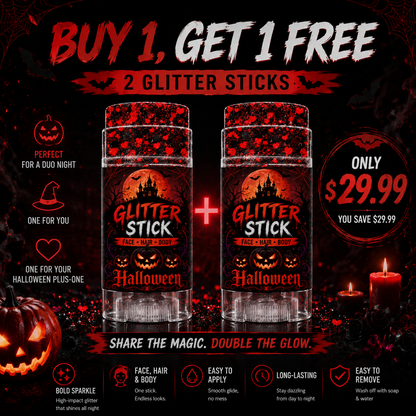 Halloween Glitter Stick for Face, Hair & Body