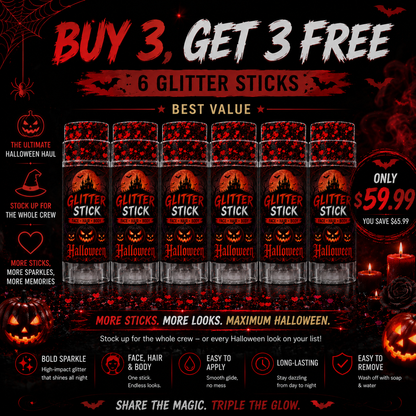 Halloween Glitter Stick for Face, Hair & Body
