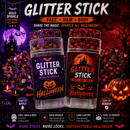 Halloween Glitter Stick for Face, Hair & Body