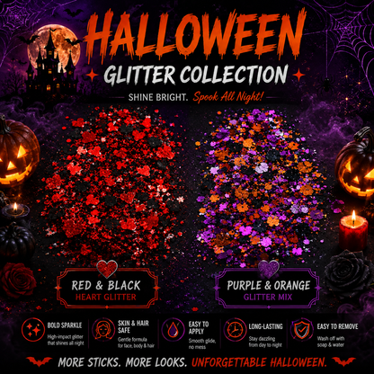 Halloween Glitter Stick for Face, Hair & Body