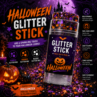 Halloween Glitter Stick for Face, Hair & Body