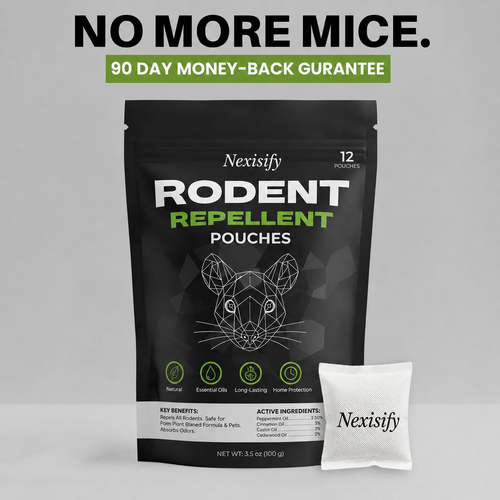 Natural Rodent Repellent Pouches
